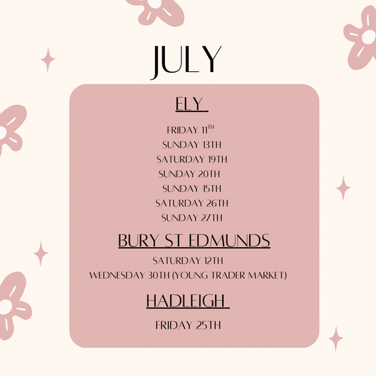 July market dates ☀️