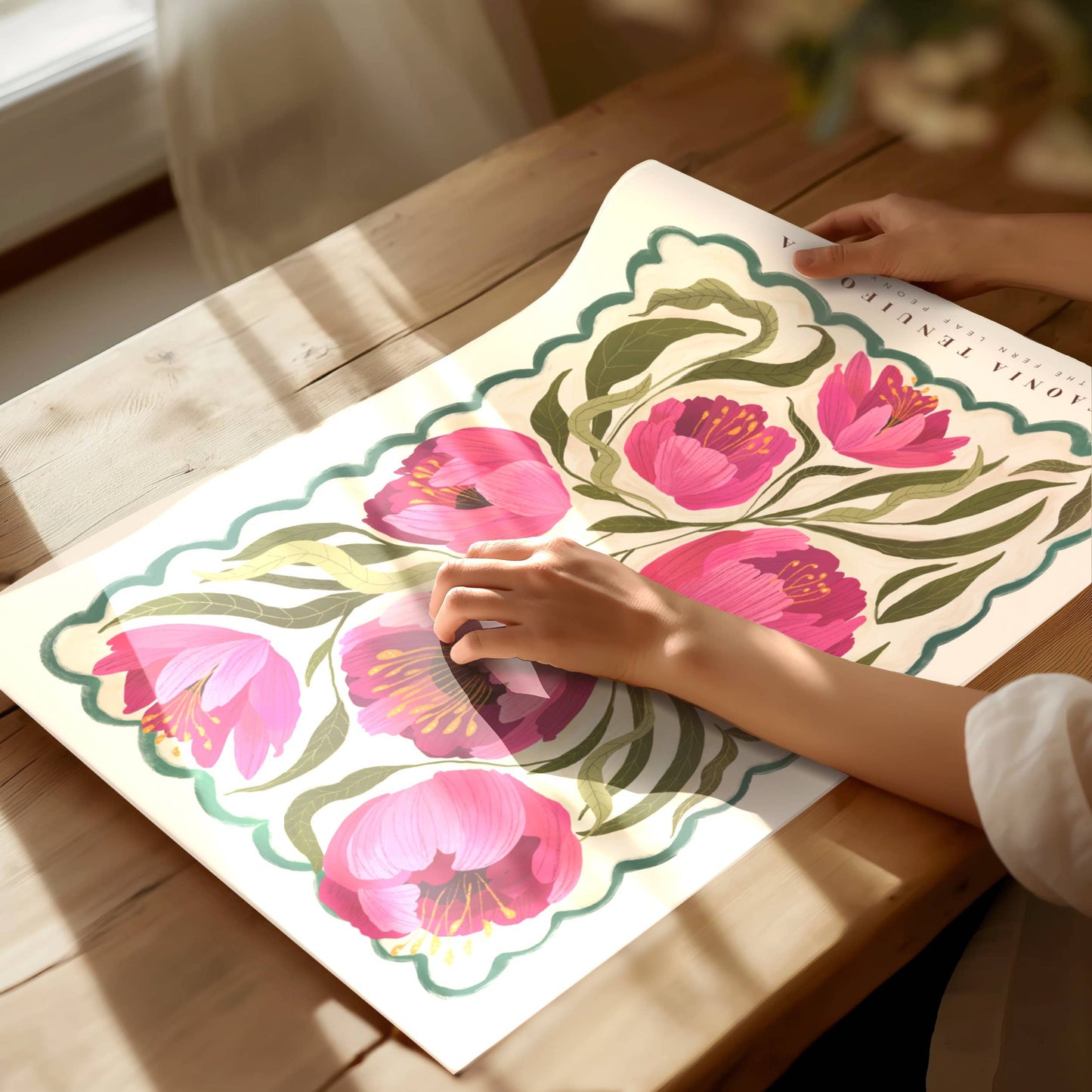 Summer Peony Art Print