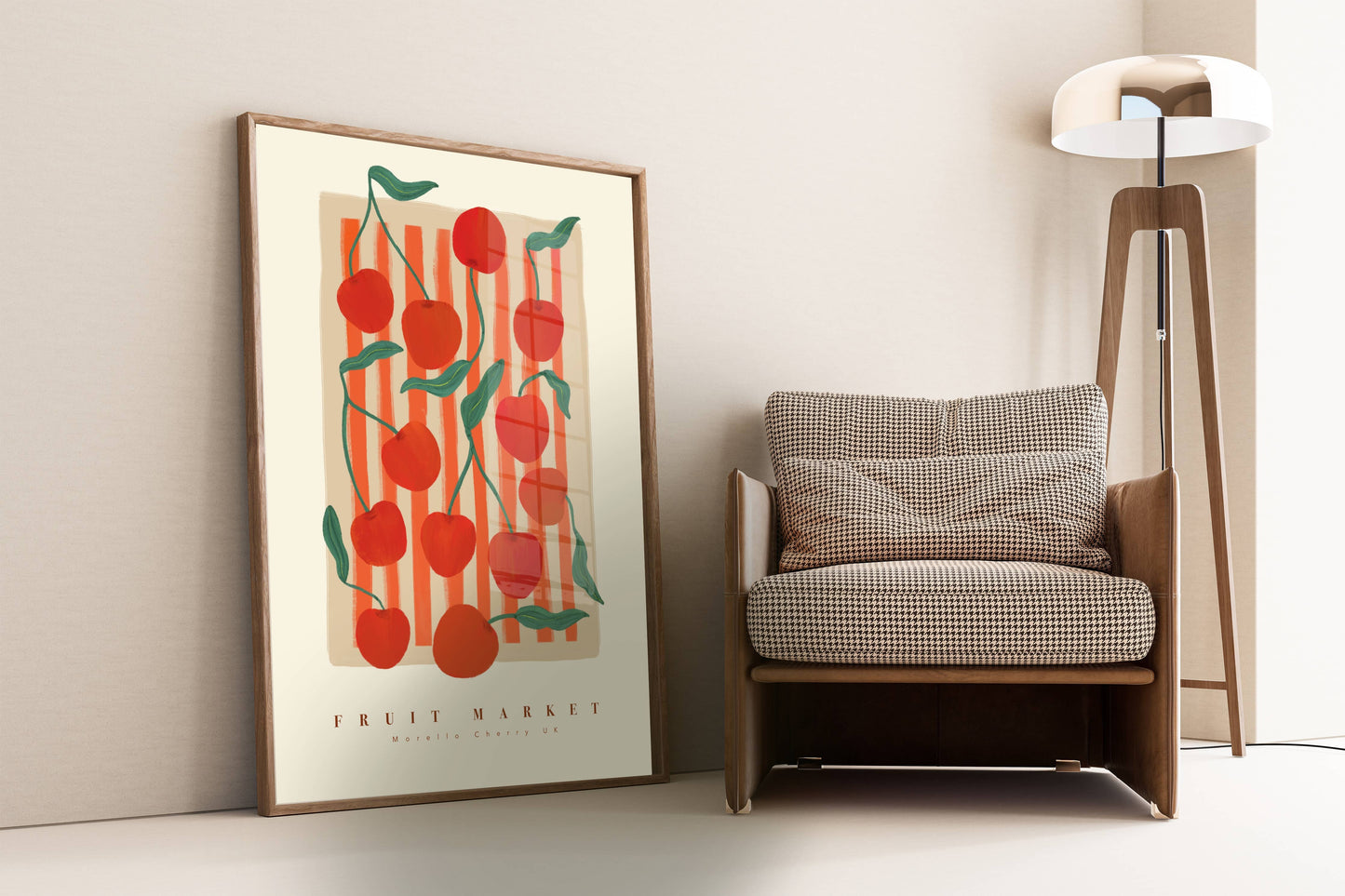 Cherry Fruit Market Print