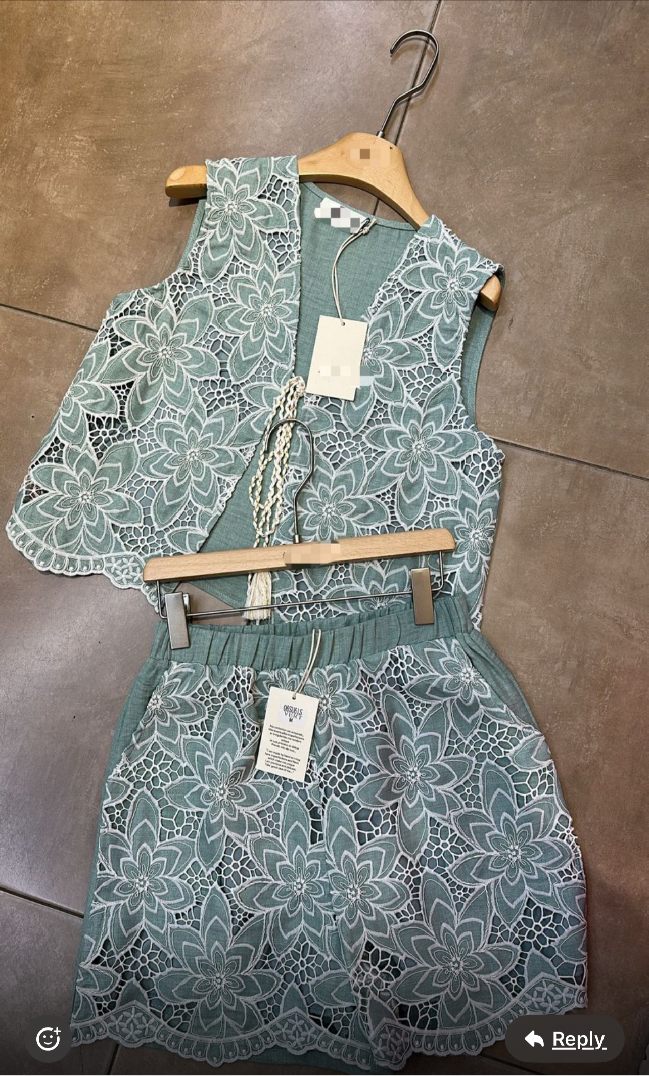 Cutout Flower Co-Ord