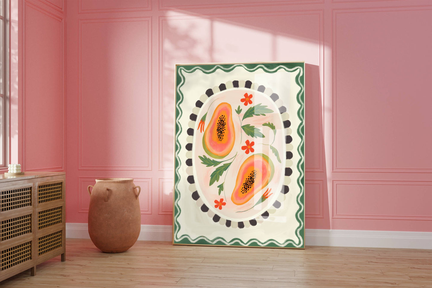 Papaya Art Print