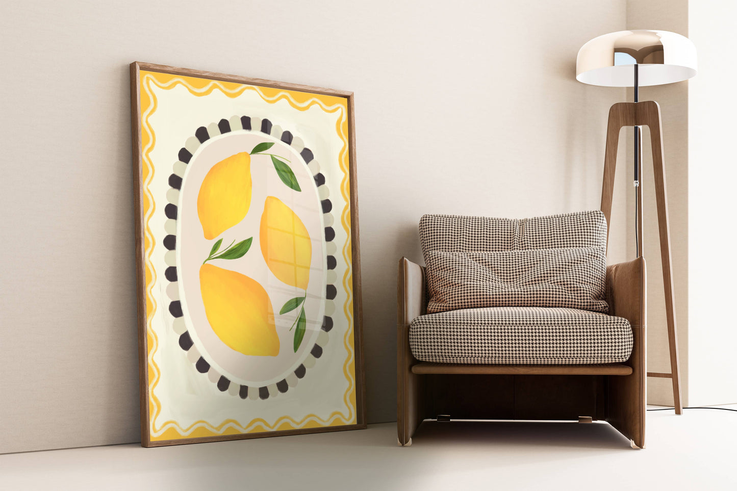 Lemon Art print