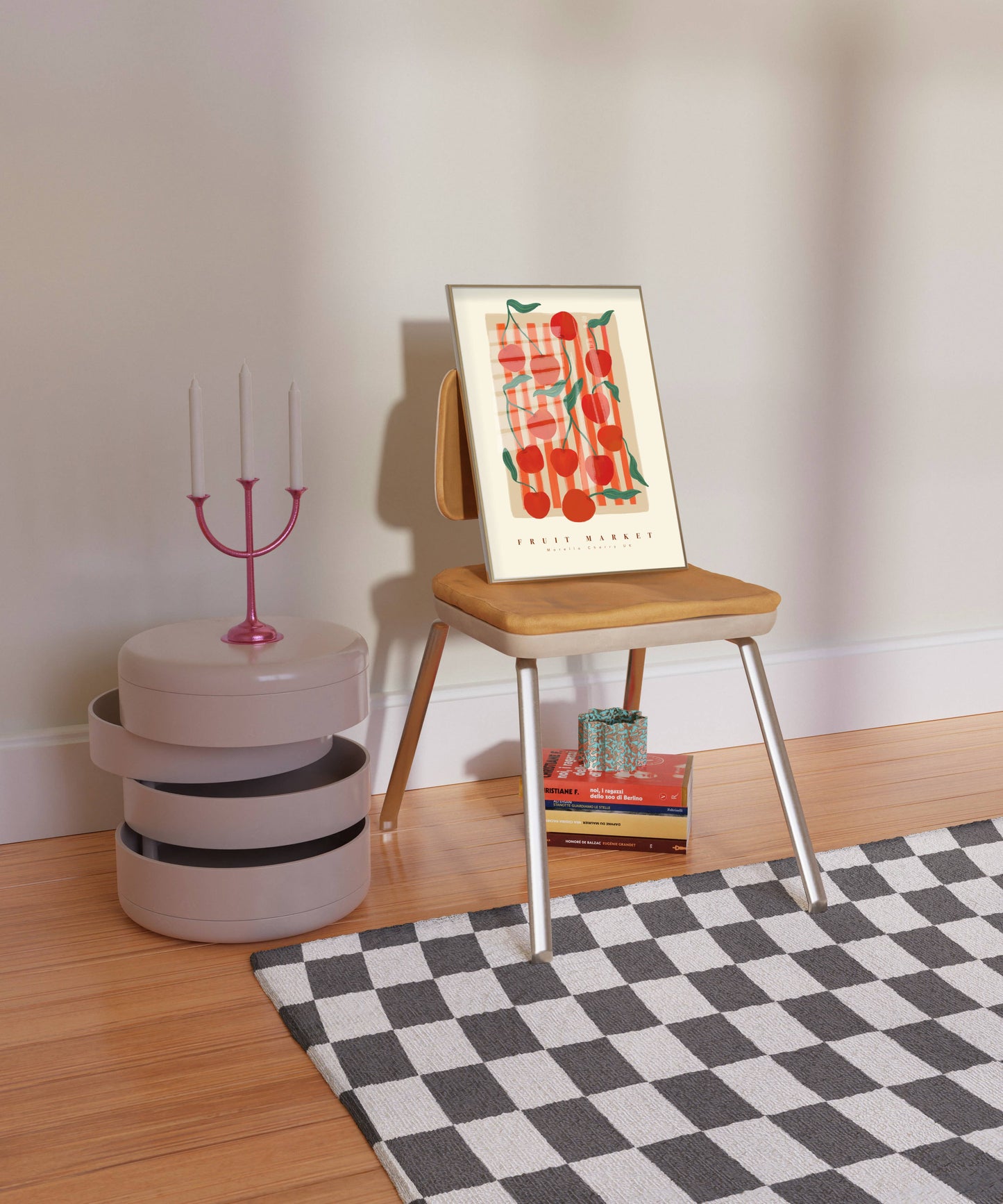 Cherry Fruit Market Print