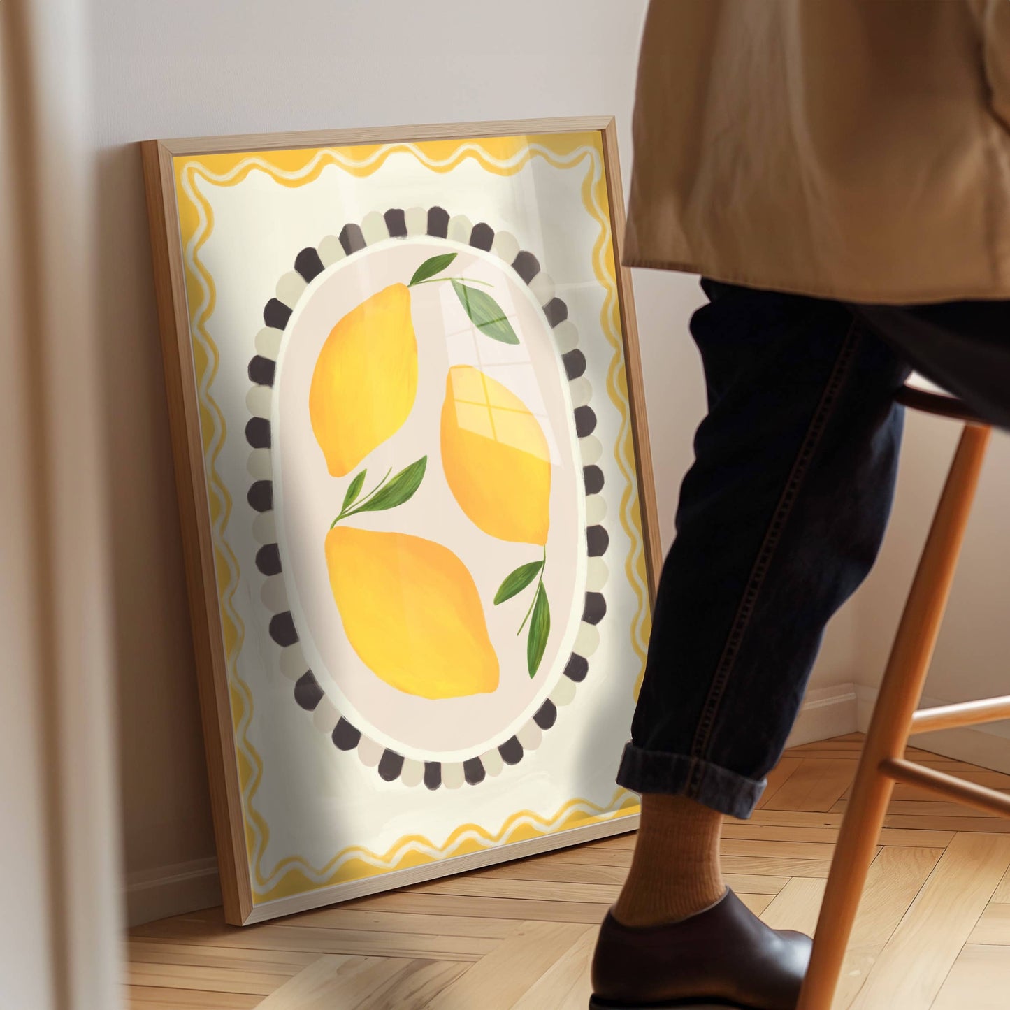 Lemon Art print