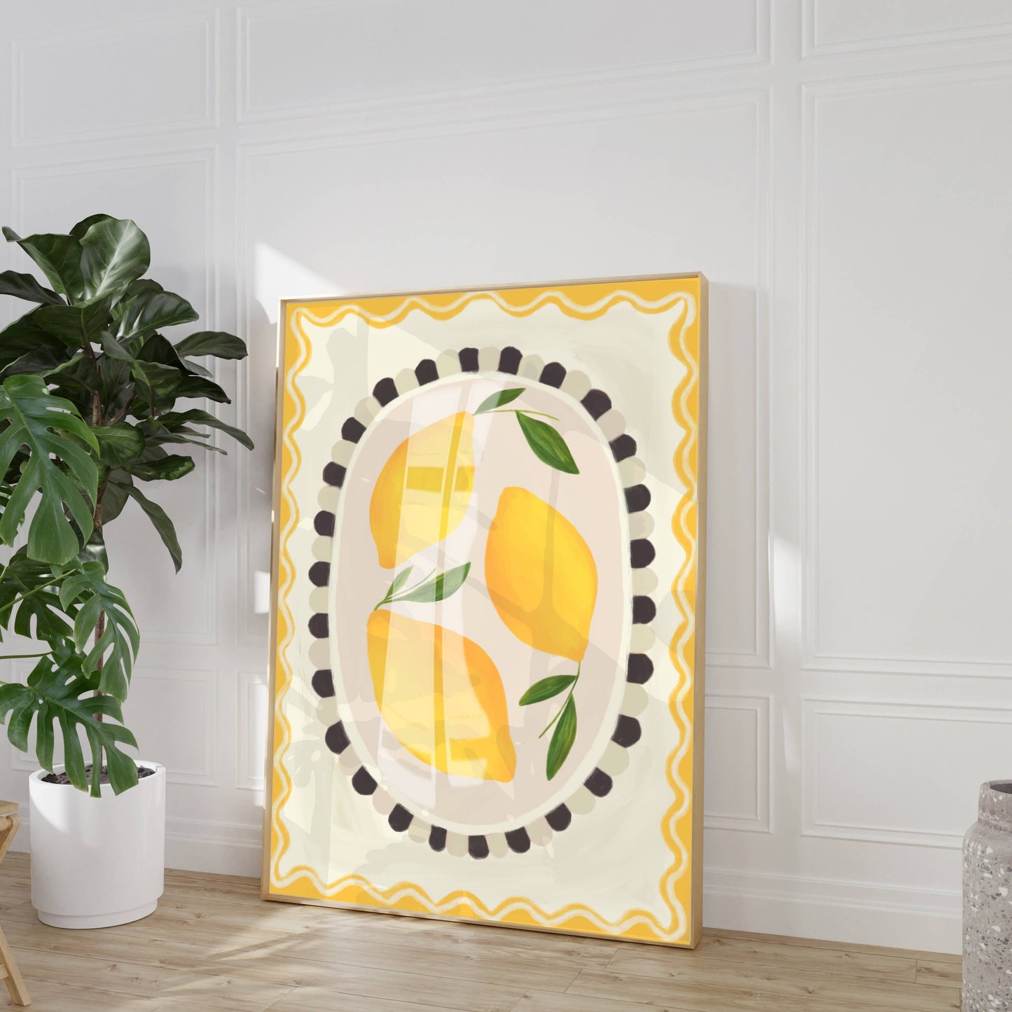 Lemon Art print