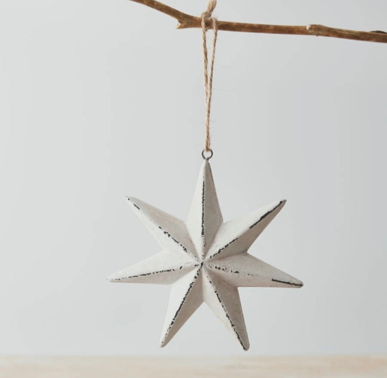 Rustic hanging star