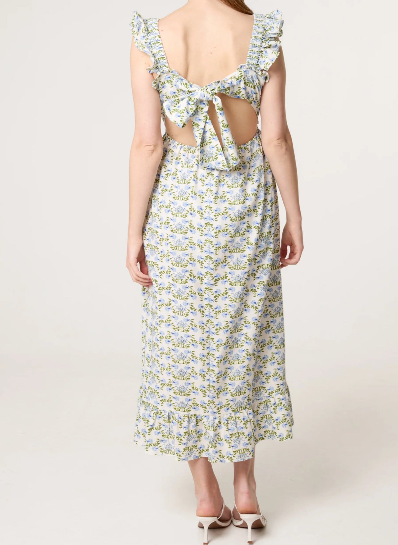 Ditsy Bodice Dress