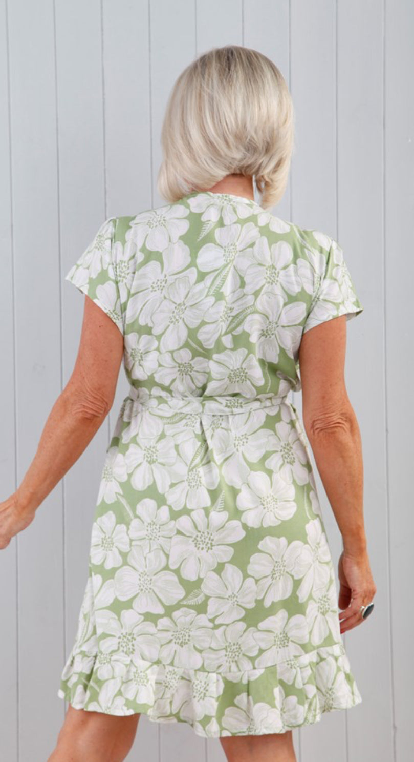 Floral Wrap Dress
