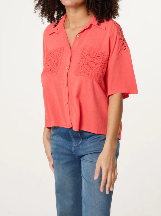Crochet Loose Fit Shirt
