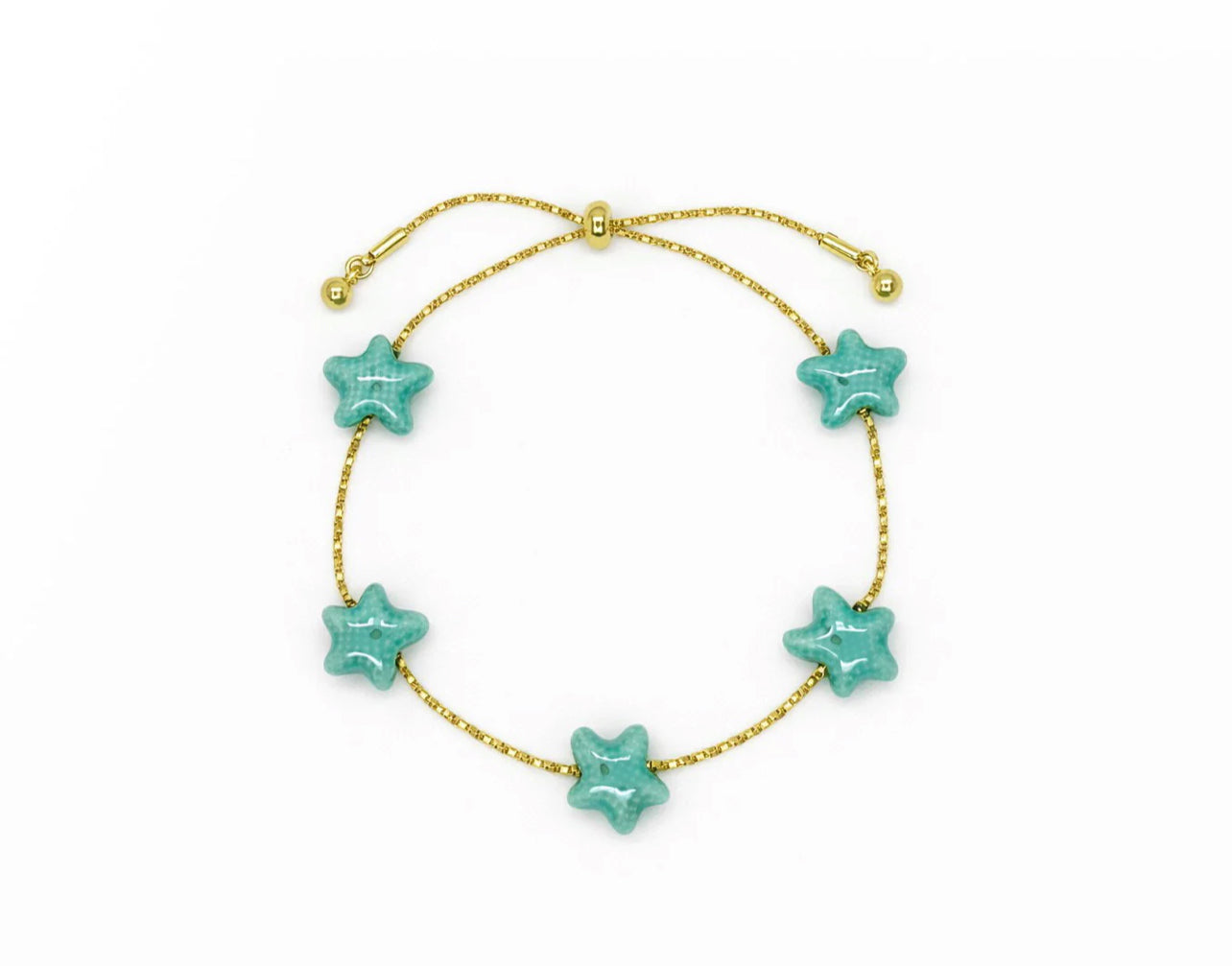 Porcelain Star Slider Bracelet
