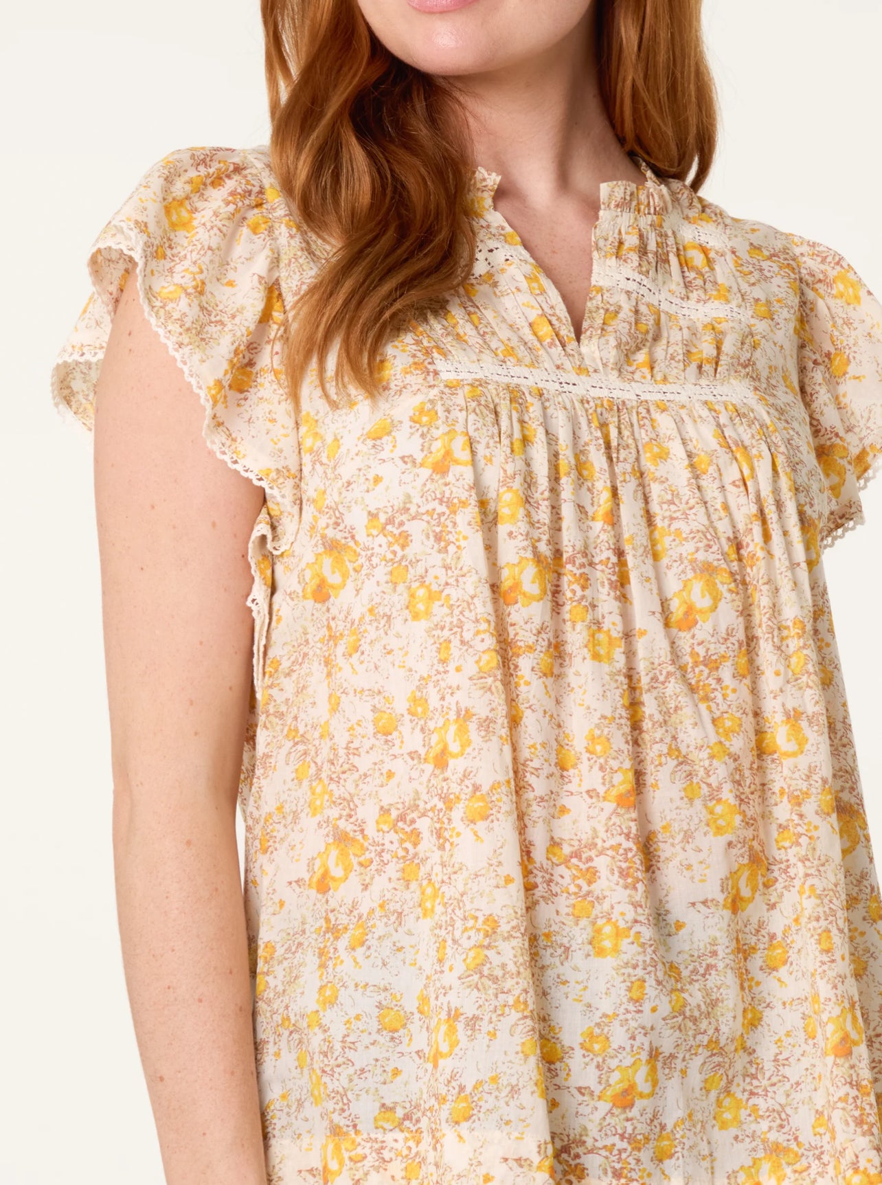 Boho Ruffle Blouse