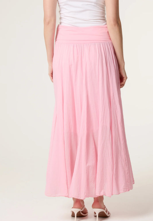 Crinkle Waistband Skirt