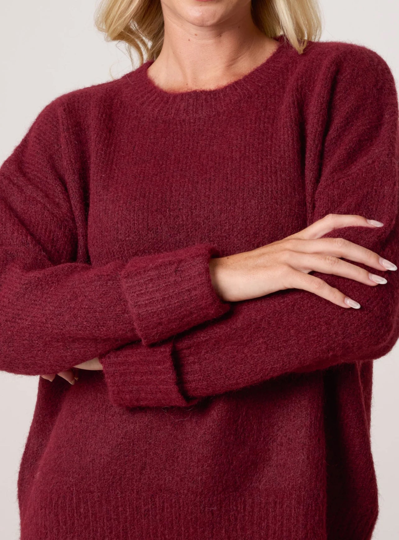 Roll Sleeve Jumper