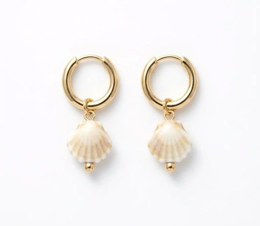 Porcelain Seashells Earrings