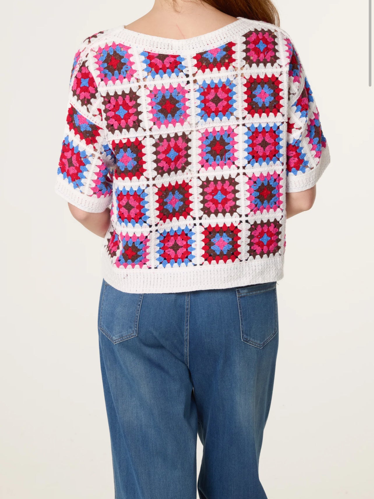Patchwork Crochet Top