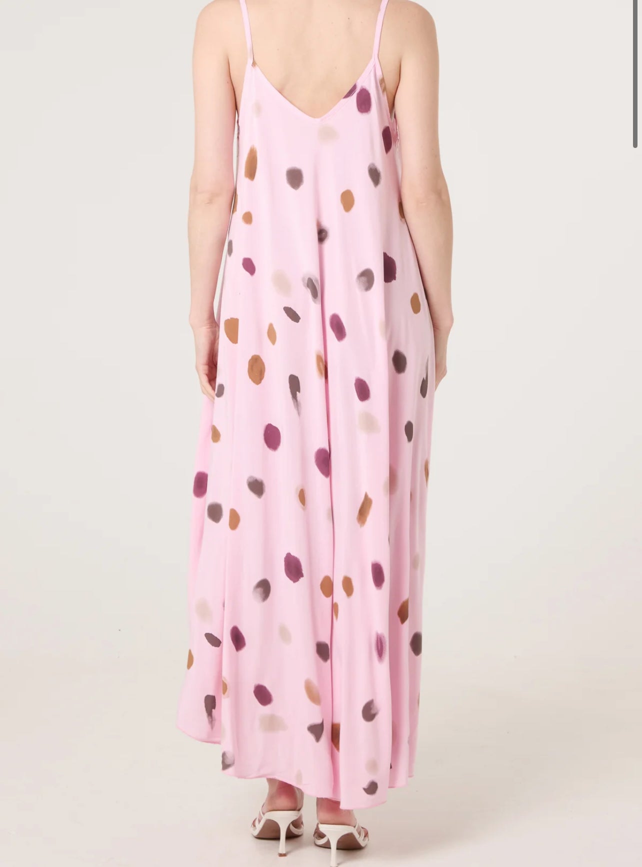 Blurred Polka Dot Dress