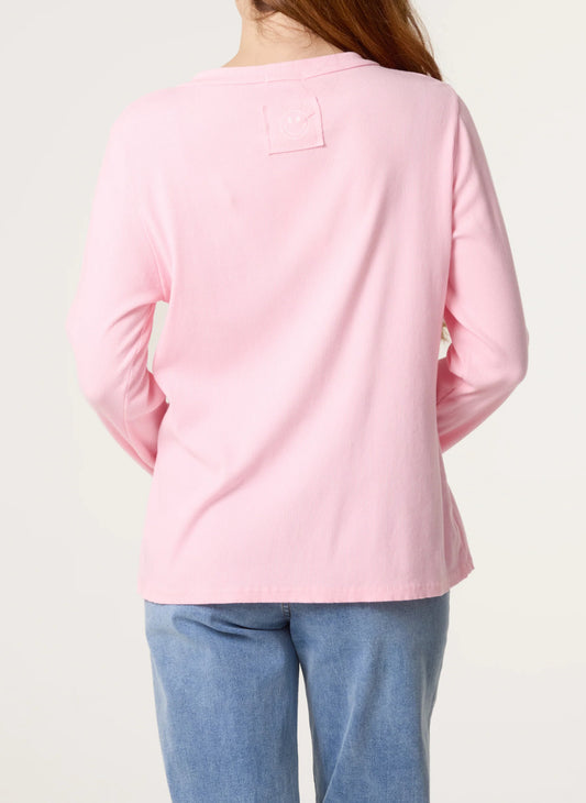 Smiley Basic Sleeve Top