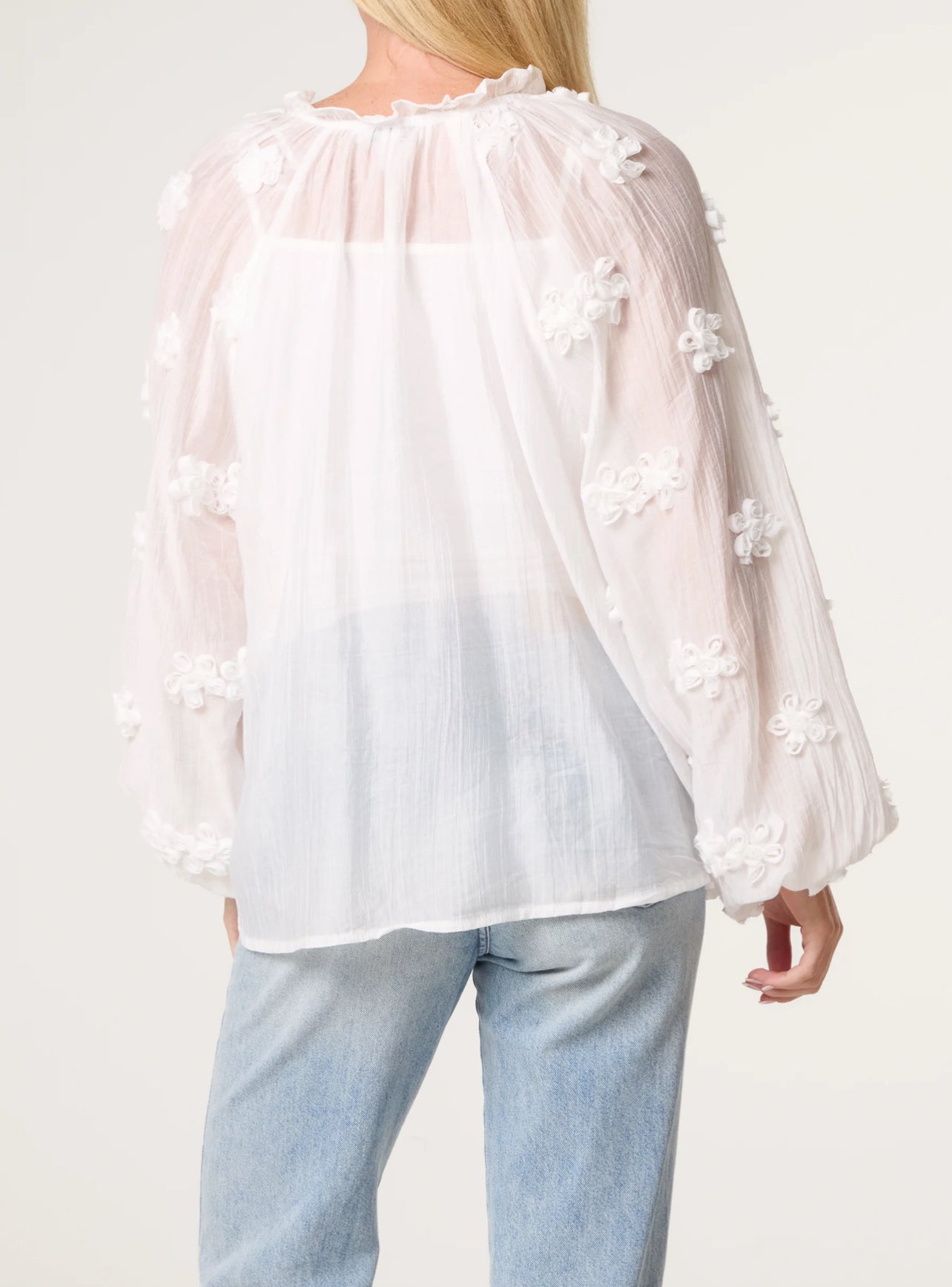 Ruffle Flower Blouse