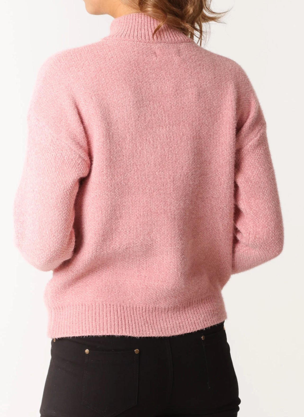 Half Neck High Zip Jumper