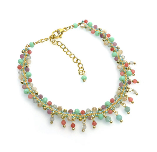 Handcraft Multi Gemstone Bracelet
