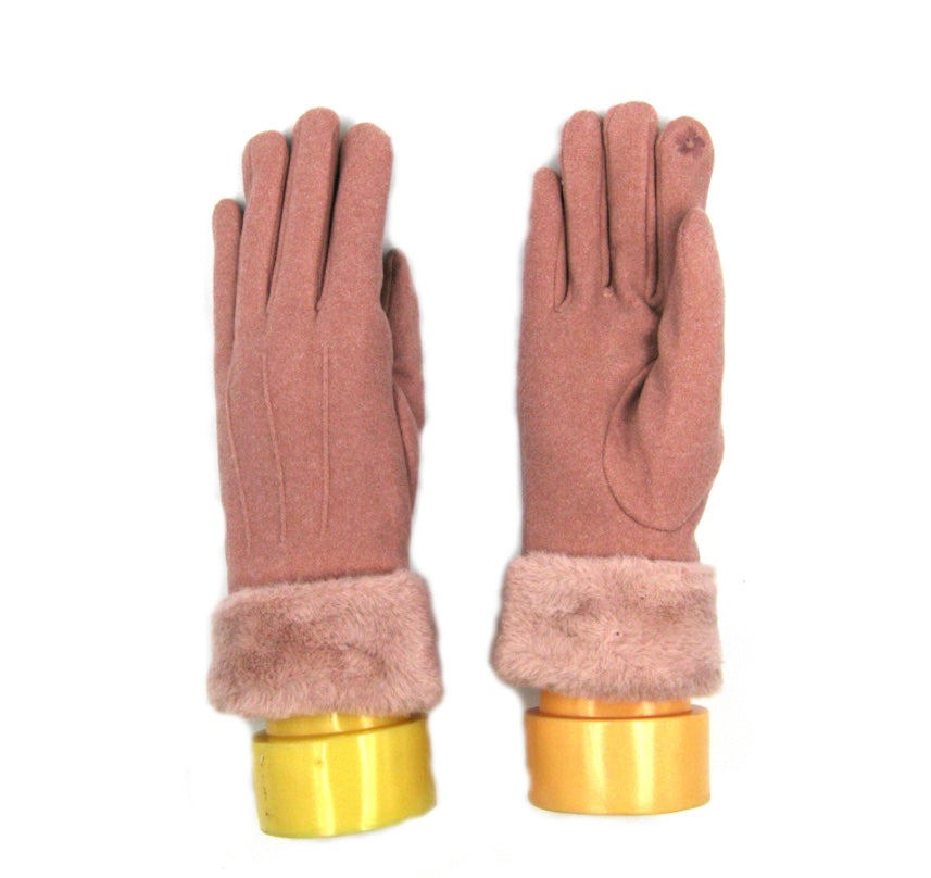 Fur Cuff Gloves