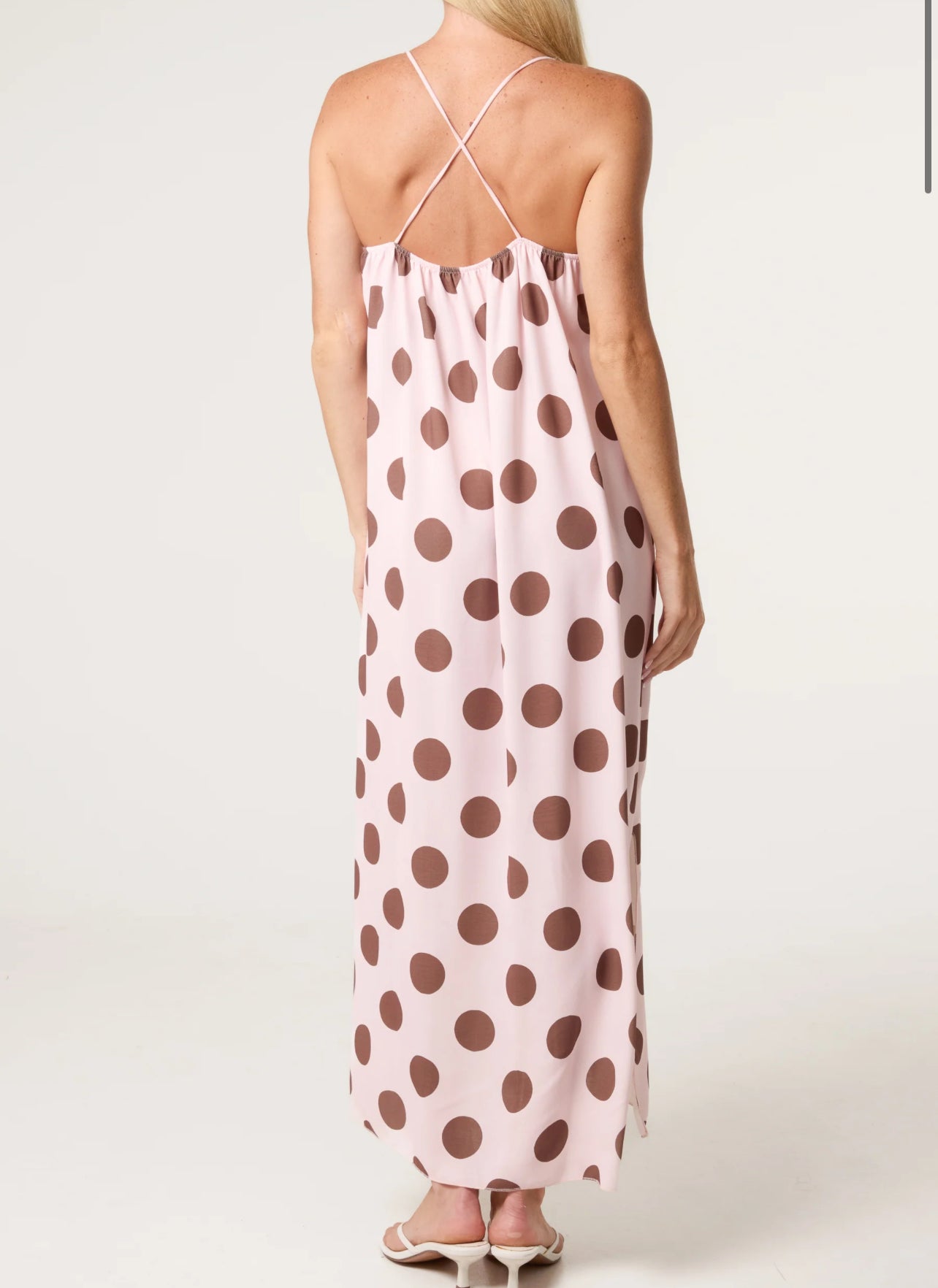 Polka Dot Strappy Dress
