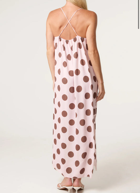 Polka Dot Strappy Dress