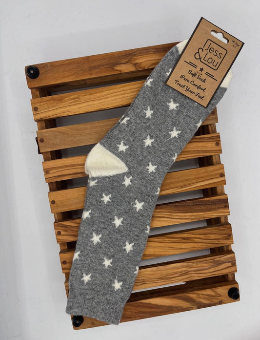 Rib Soft Star Socks