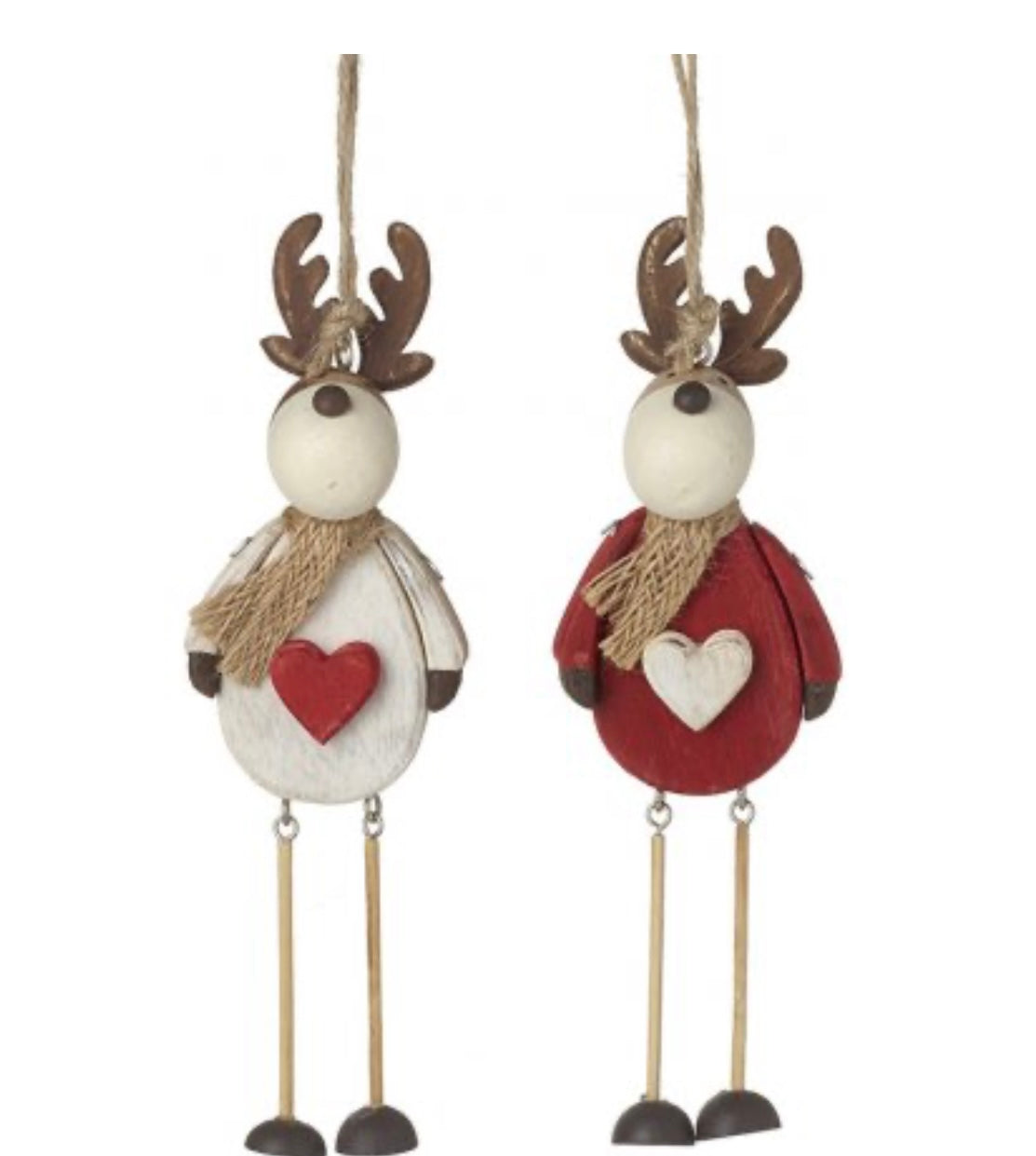 Wooden Reindeer Hangers