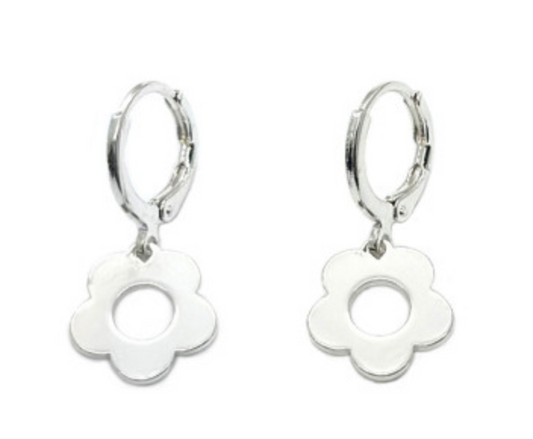 Flower Shape Drop Earring