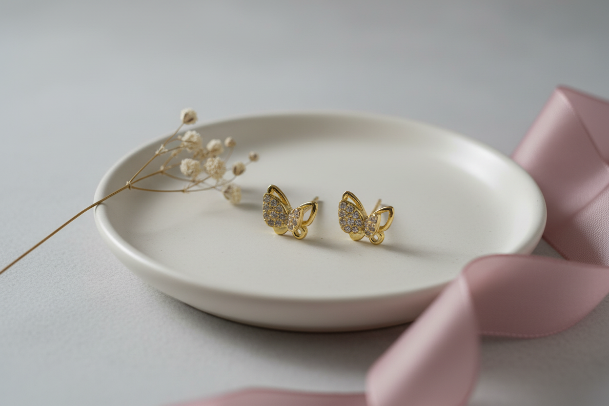3D Butterfly Earring
