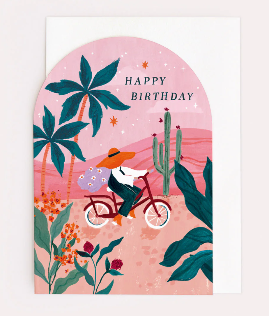 Sunset Bike Ride Card