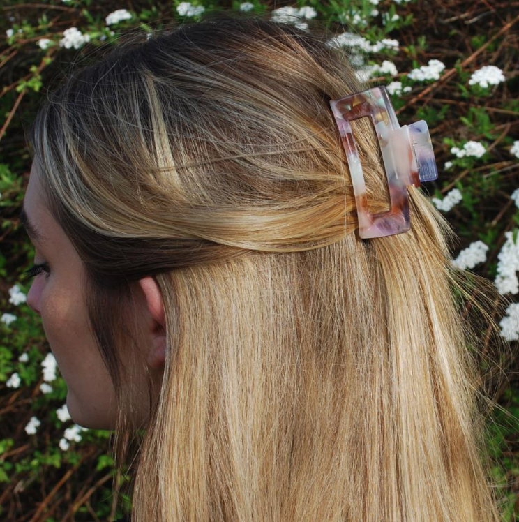 Marble Claw Clip