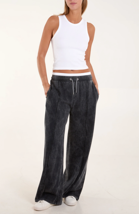 Washed Contrast Joggers