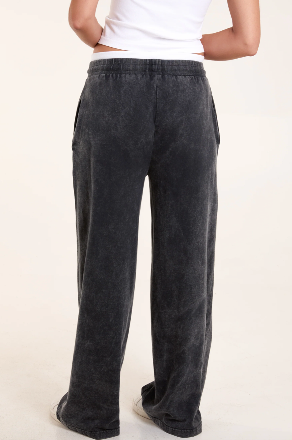 Washed Contrast Joggers