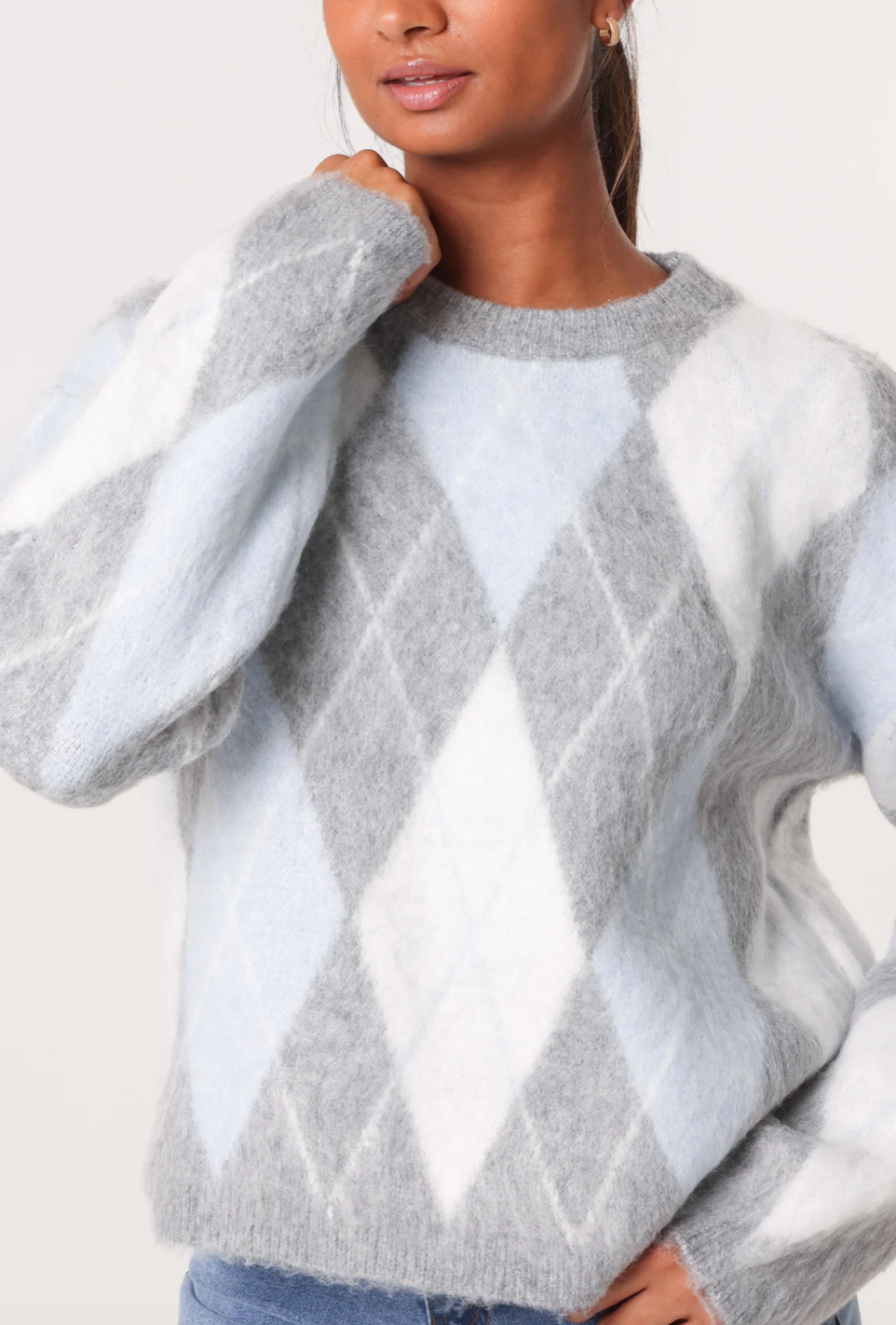 Argyle Diamond Jumper