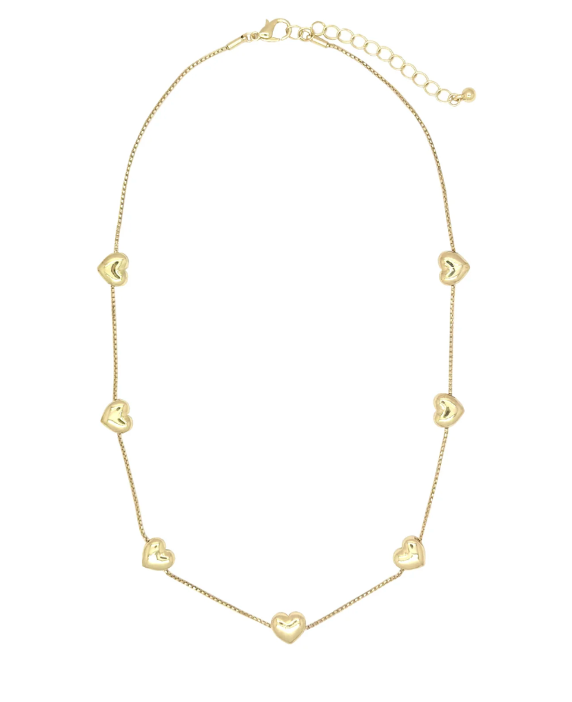 Seven Heart Short Necklace