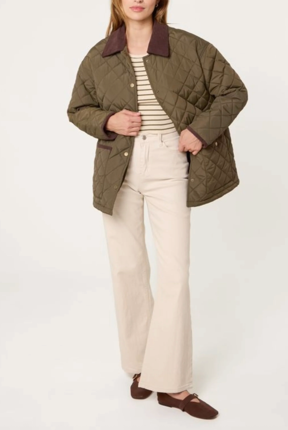 Diamond Quilted Coat