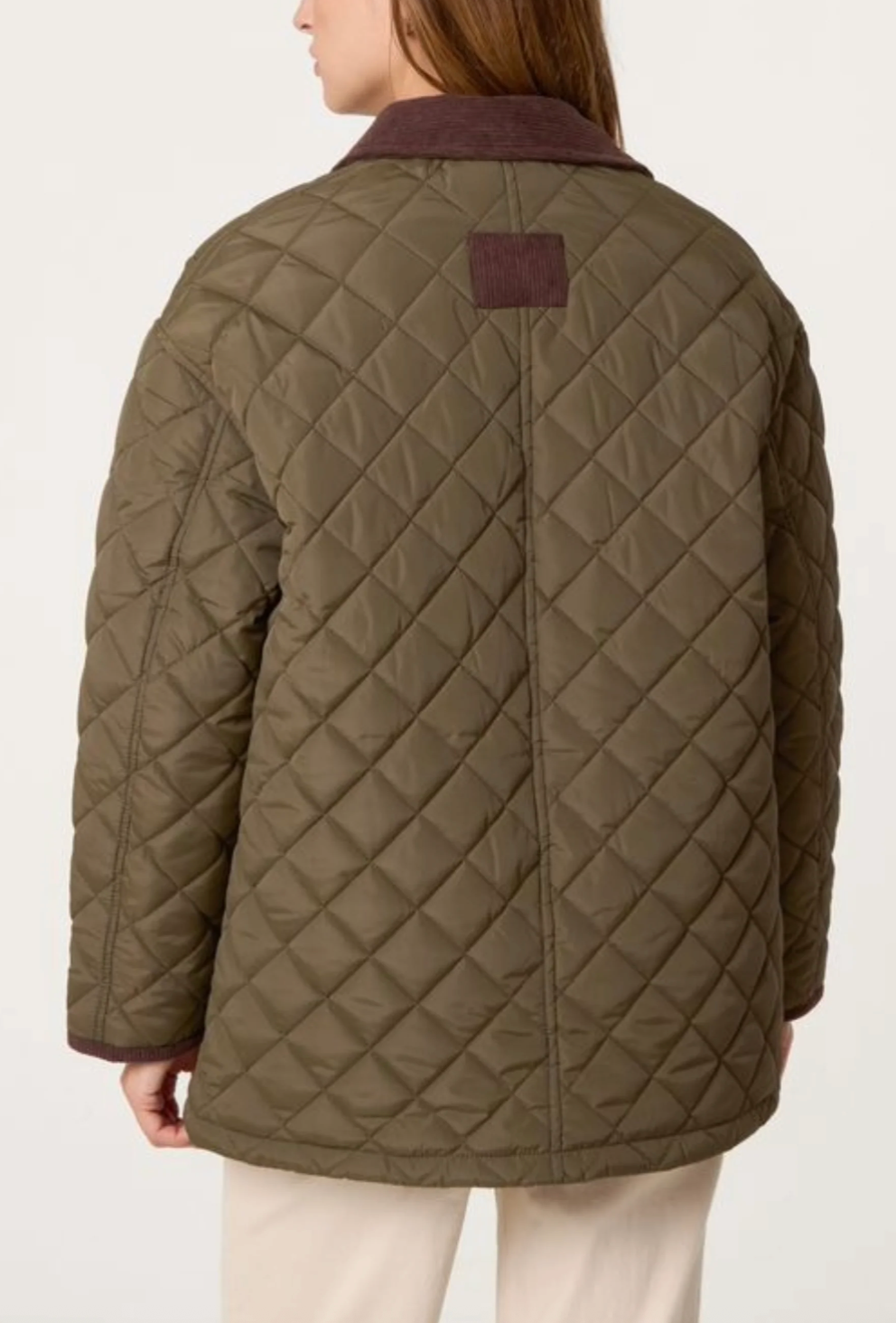 Diamond Quilted Coat