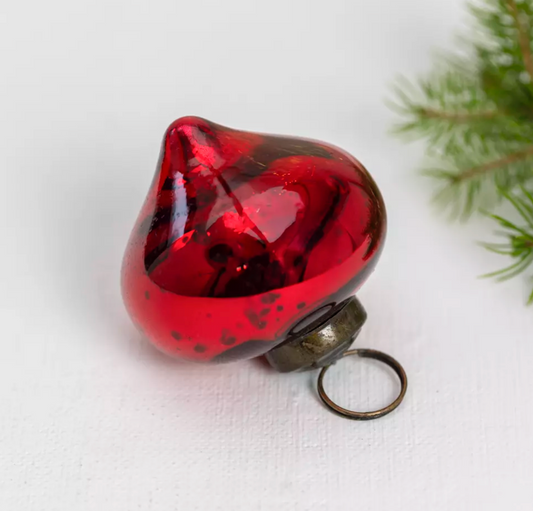 Shiny Red Onion Bauble