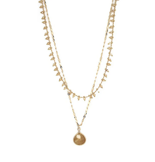 Delicate Stone Necklace