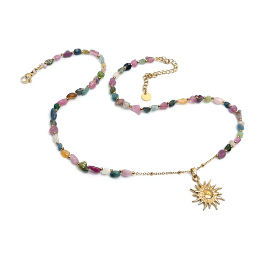 Sun Gemstone Necklace