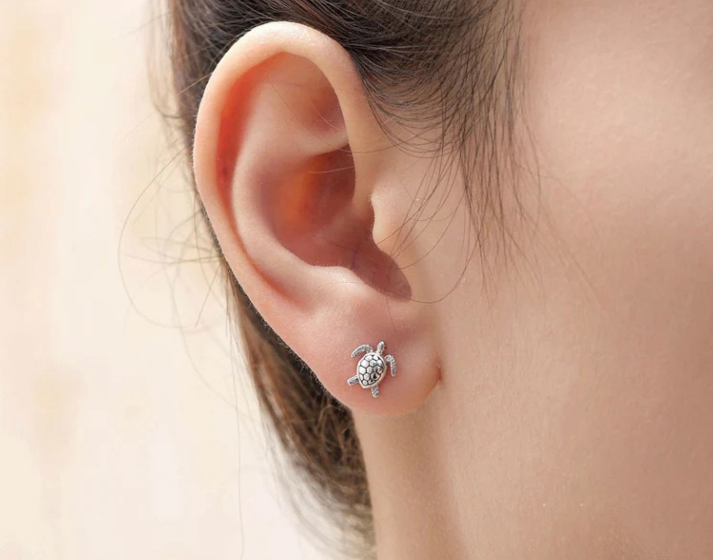 Tiny Turtle Earring
