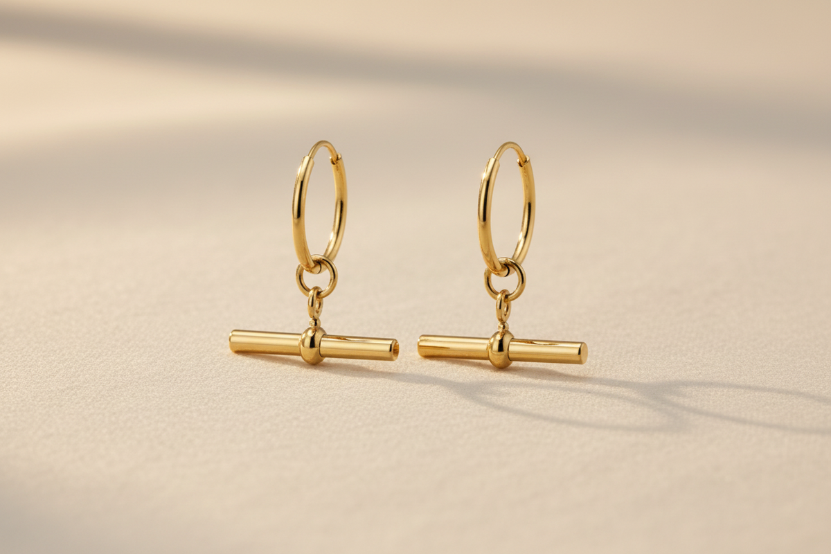 T Bar Earrings