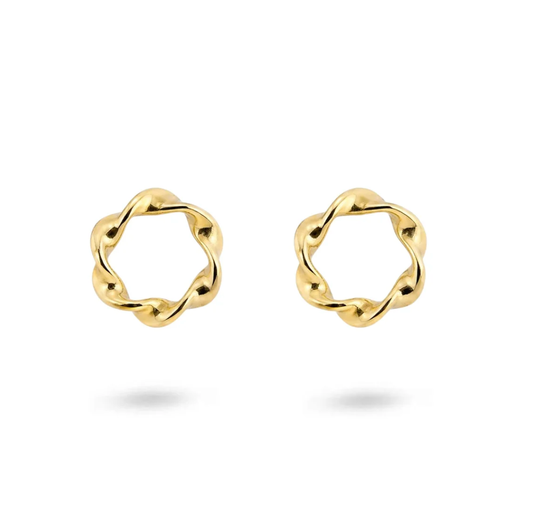 Twisted Circle Stud
