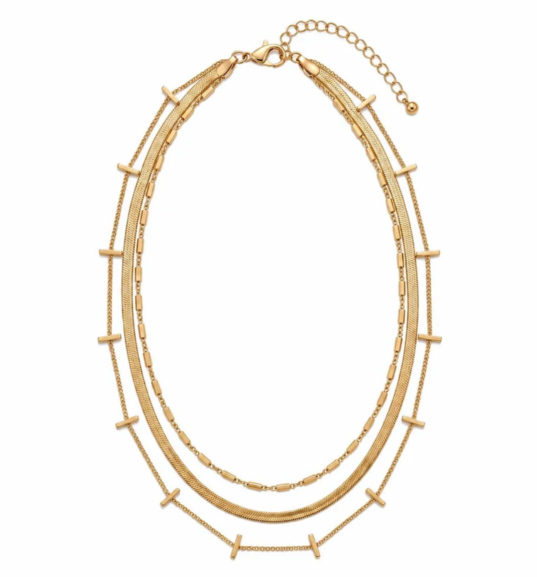 Three Unique Chain Necklace