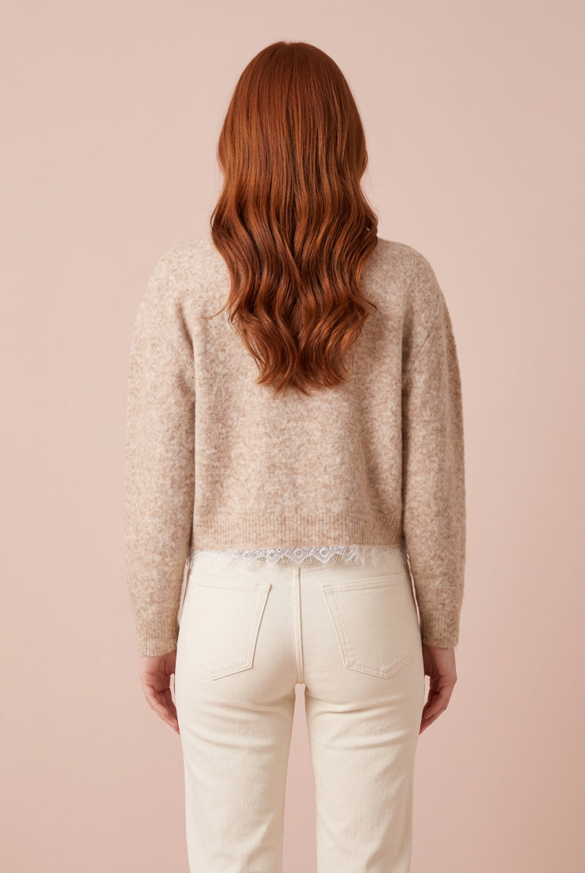 Lace Trim Jumper