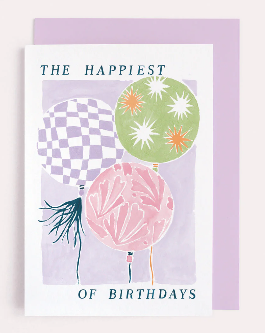 Ballon Birthday Card