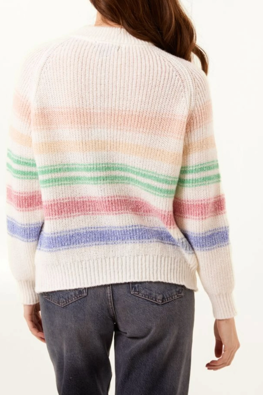 Pastel Knitted Flower Jumper