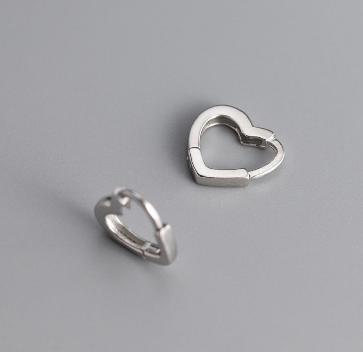 Huggie Heart Earrings